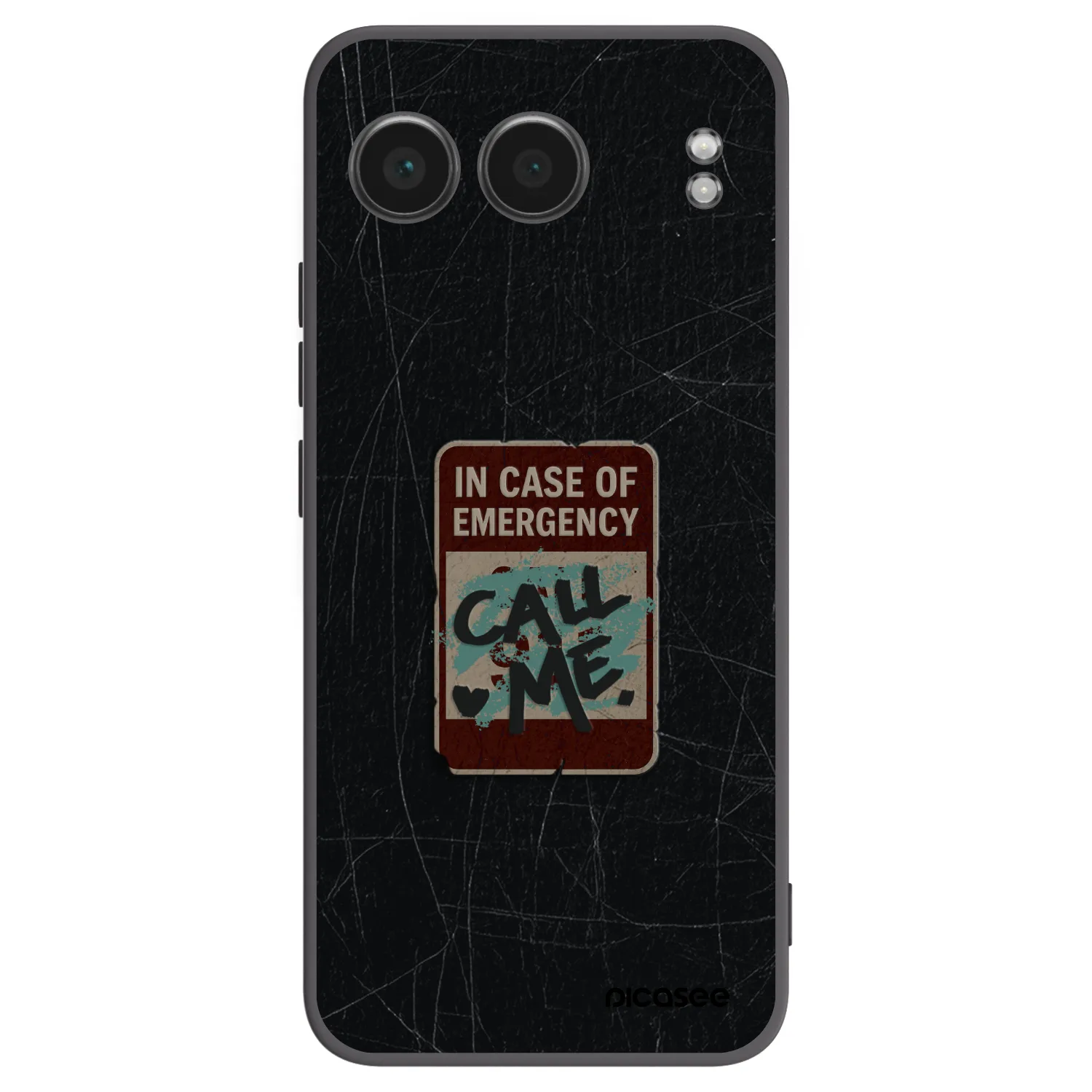 Picasee Μαύρη θήκη σιλικόνης για OnePlus Nord 4 - EMERGENCY