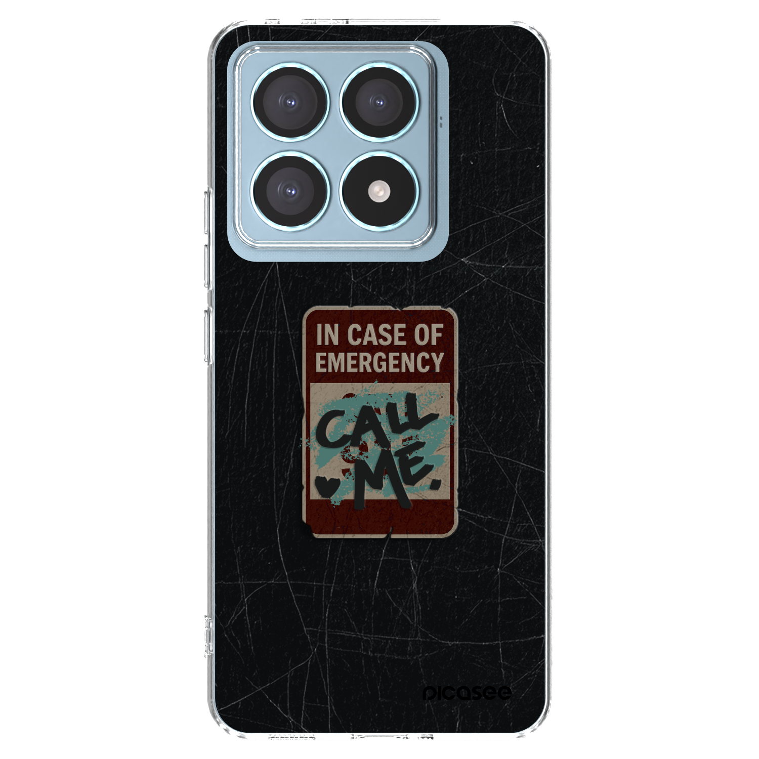 Picasee διαφανής θήκη σιλικόνης Xiaomi 14T Pro - EMERGENCY