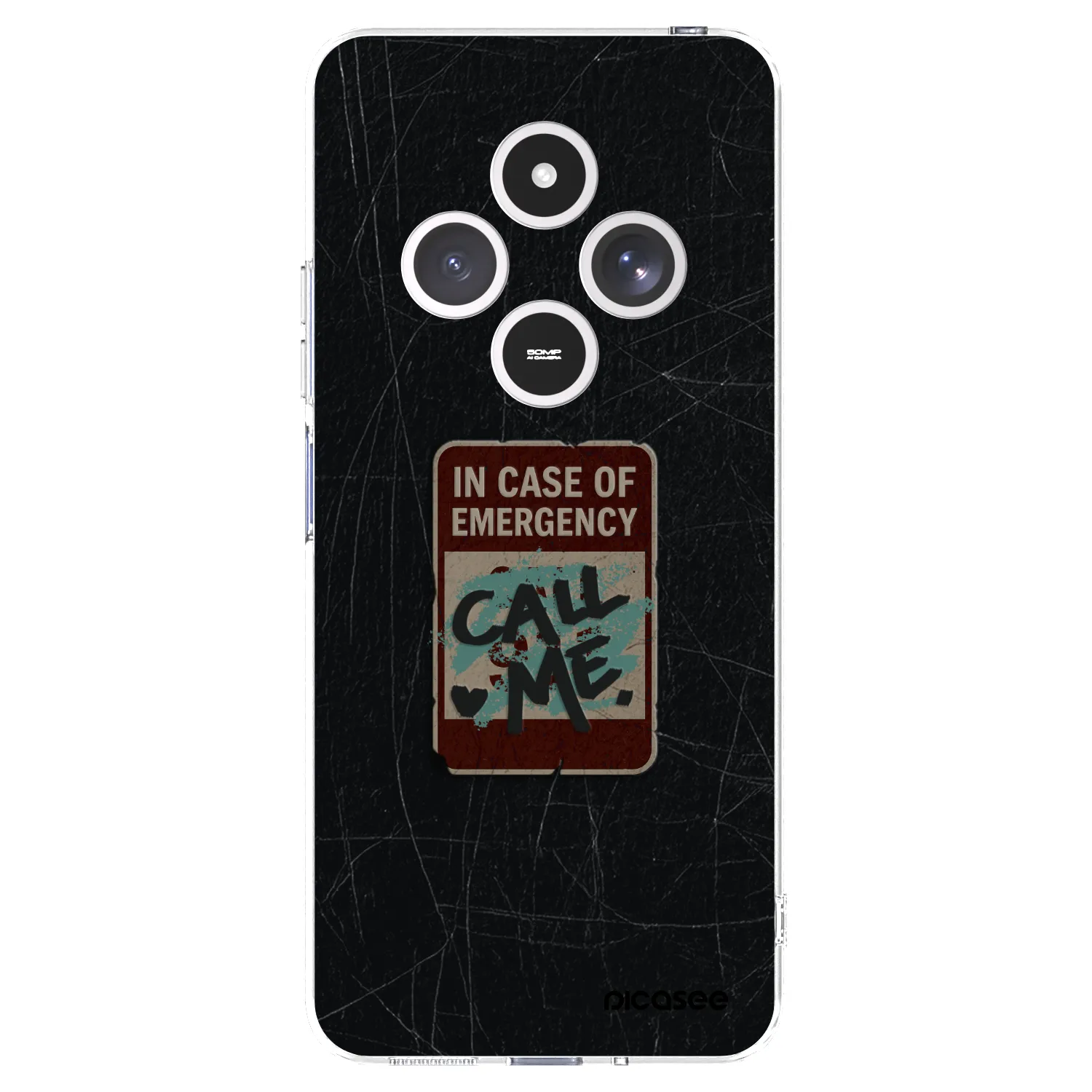 Picasee διαφανής θήκη σιλικόνης Xiaomi Redmi 14C - EMERGENCY