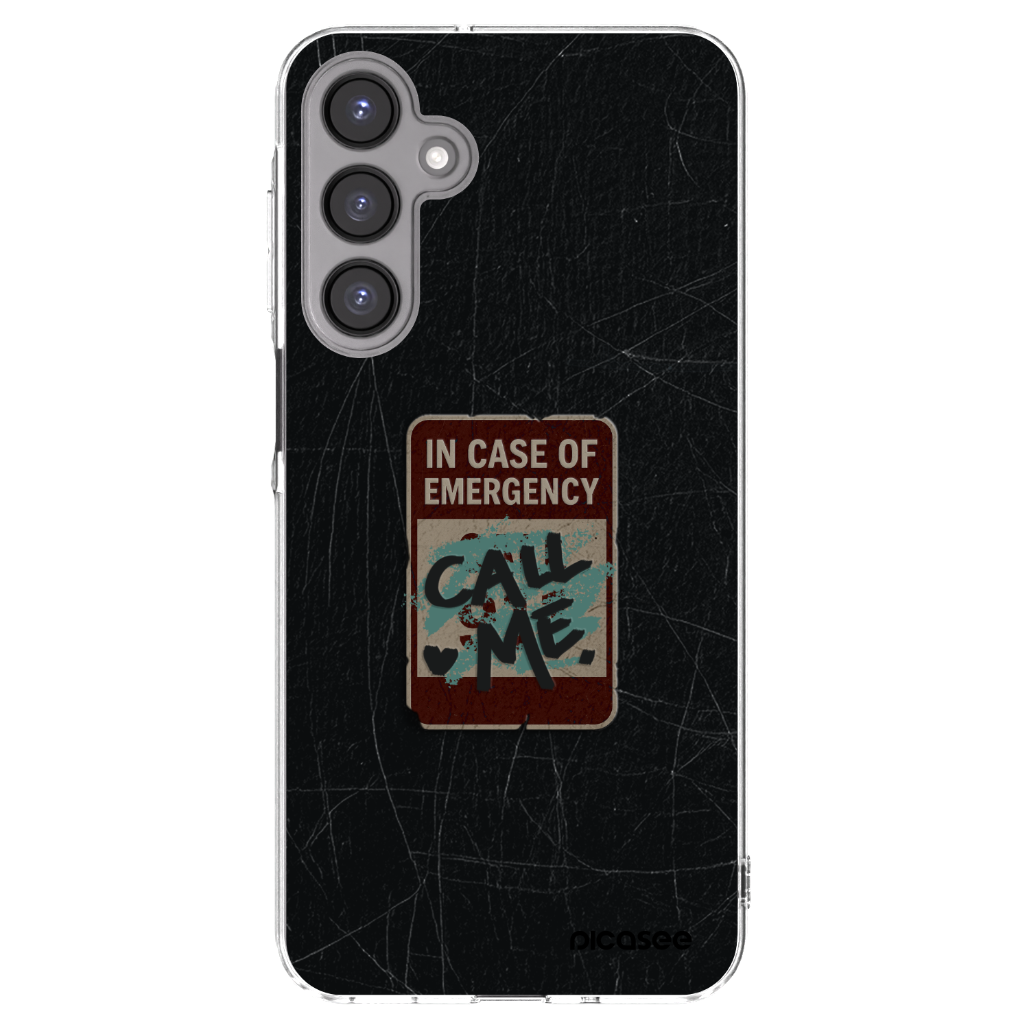 Picasee διαφανής θήκη σιλικόνης Samsung Galaxy A16 5G - EMERGENCY