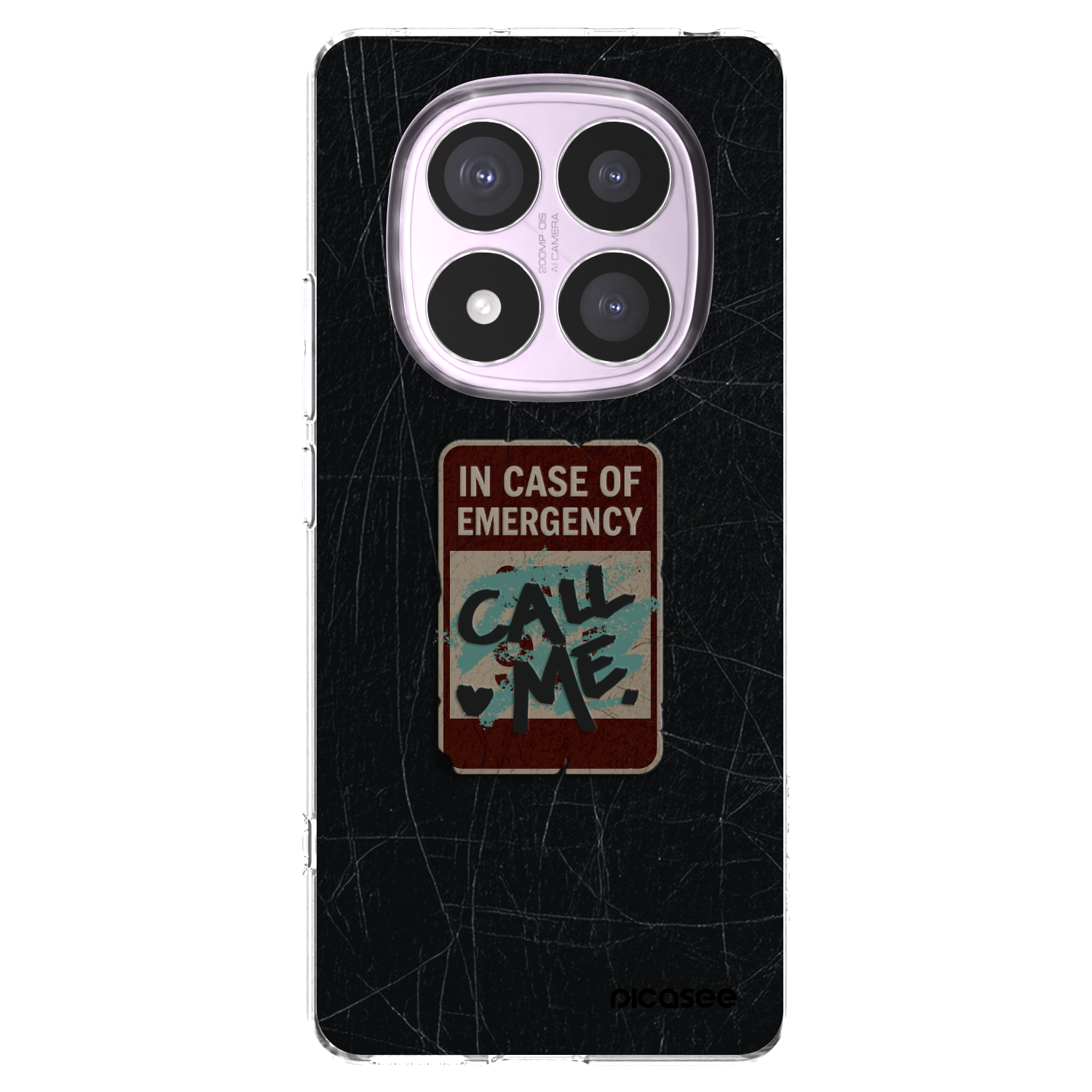 Picasee διαφανής θήκη σιλικόνης Xiaomi Redmi Note 14 Pro 4G - EMERGENCY