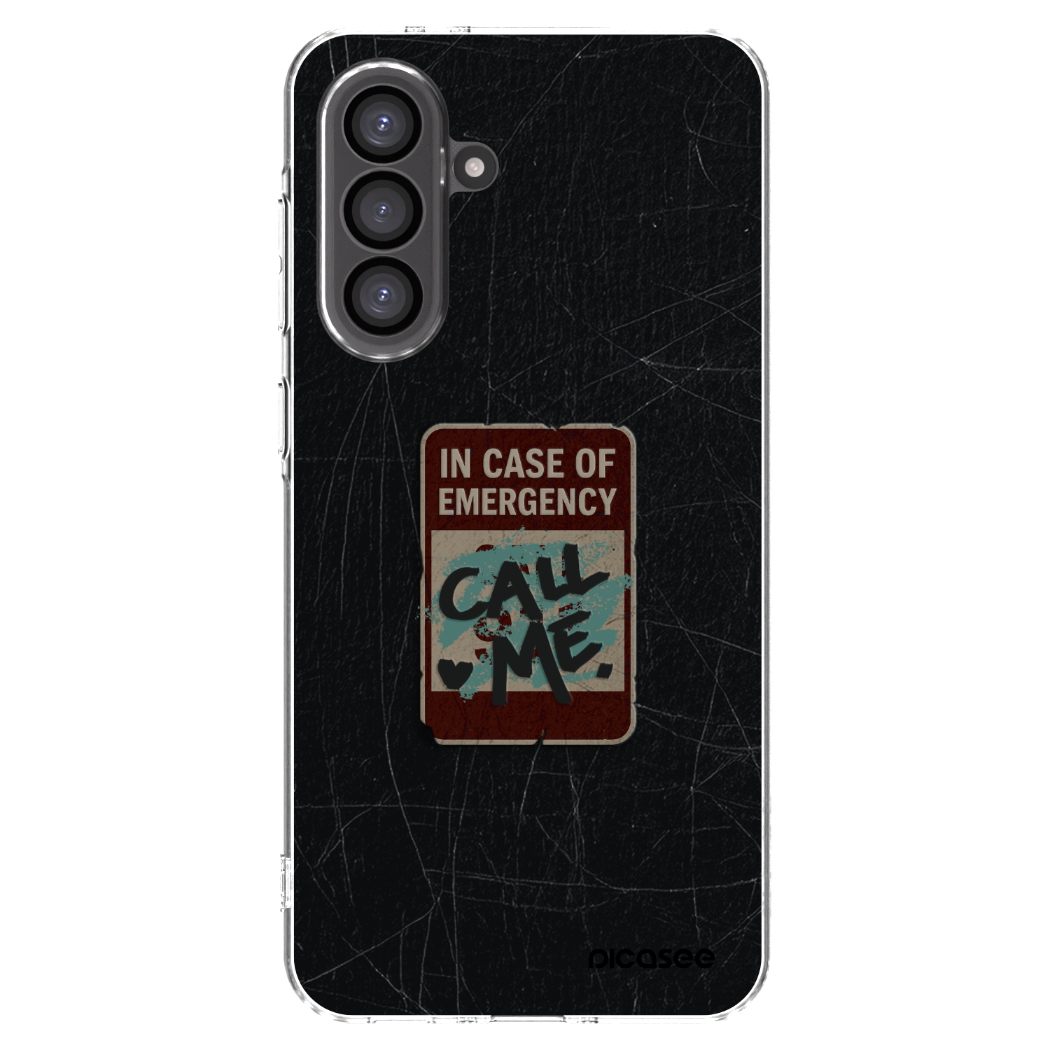 Picasee διαφανής θήκη σιλικόνης Samsung Galaxy A36 5G - EMERGENCY