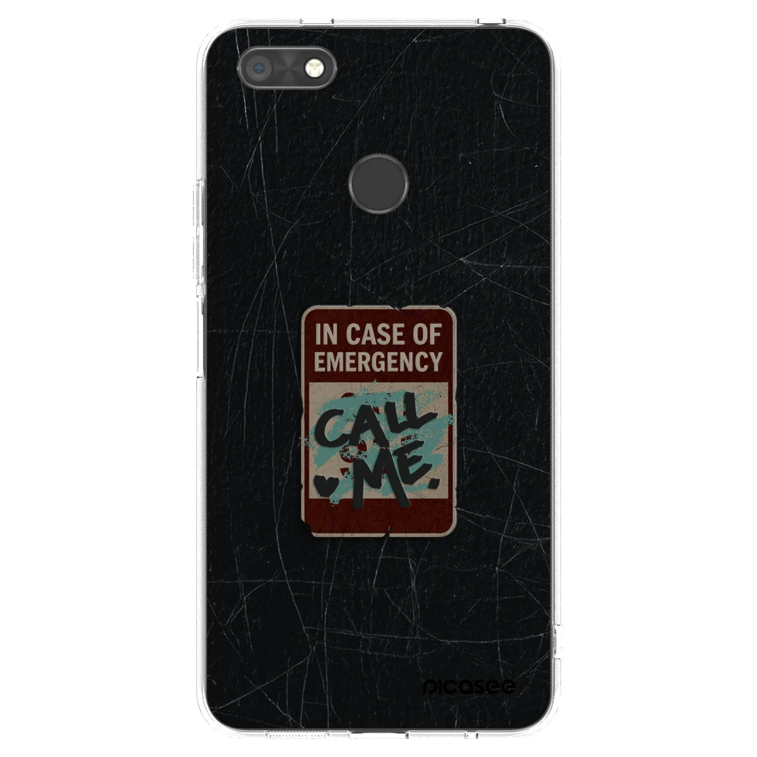 Picasee διαφανής θήκη σιλικόνης Huawei P9 Lite Mini - EMERGENCY