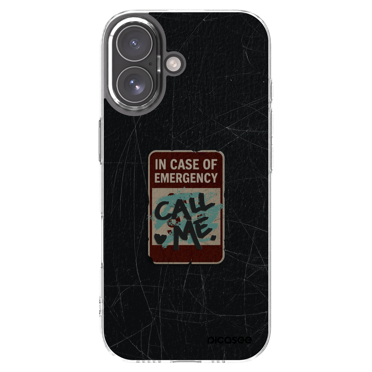 Picasee διαφανής θήκη σιλικόνης Apple iPhone 17 - EMERGENCY