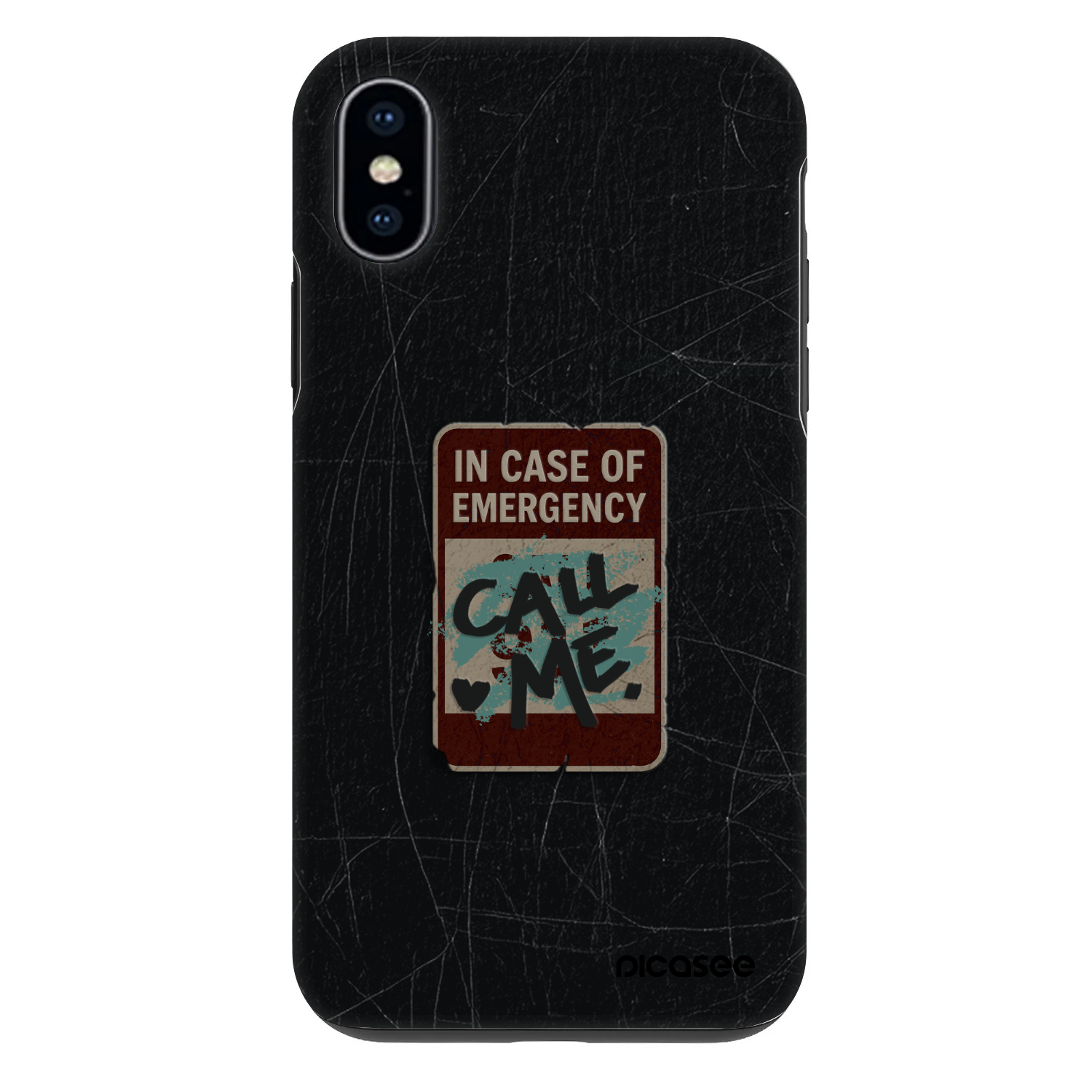 Picasee Fashion Case για Apple iPhone X/XS - EMERGENCY