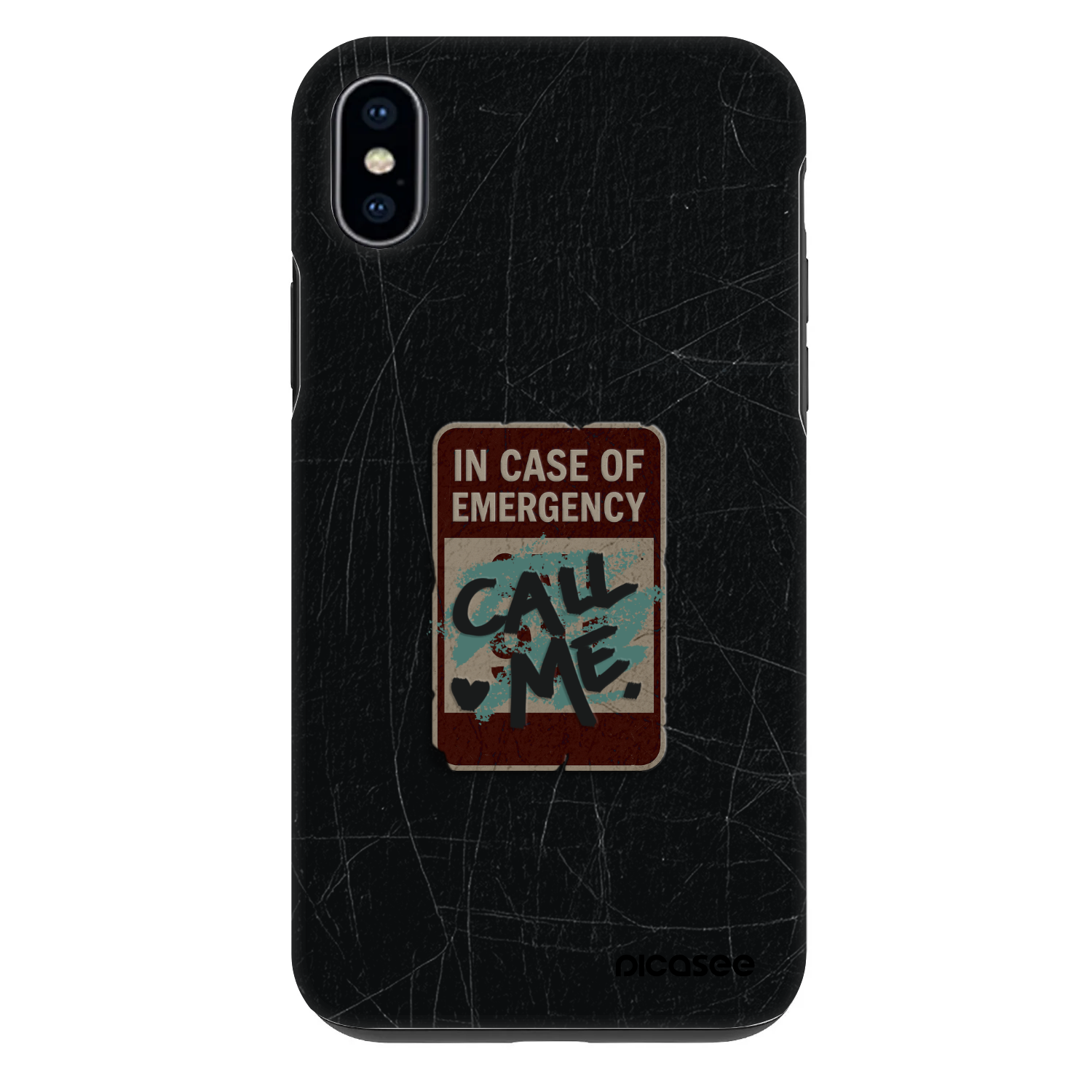 Picasee Fashion Case για Apple iPhone XS Max - EMERGENCY