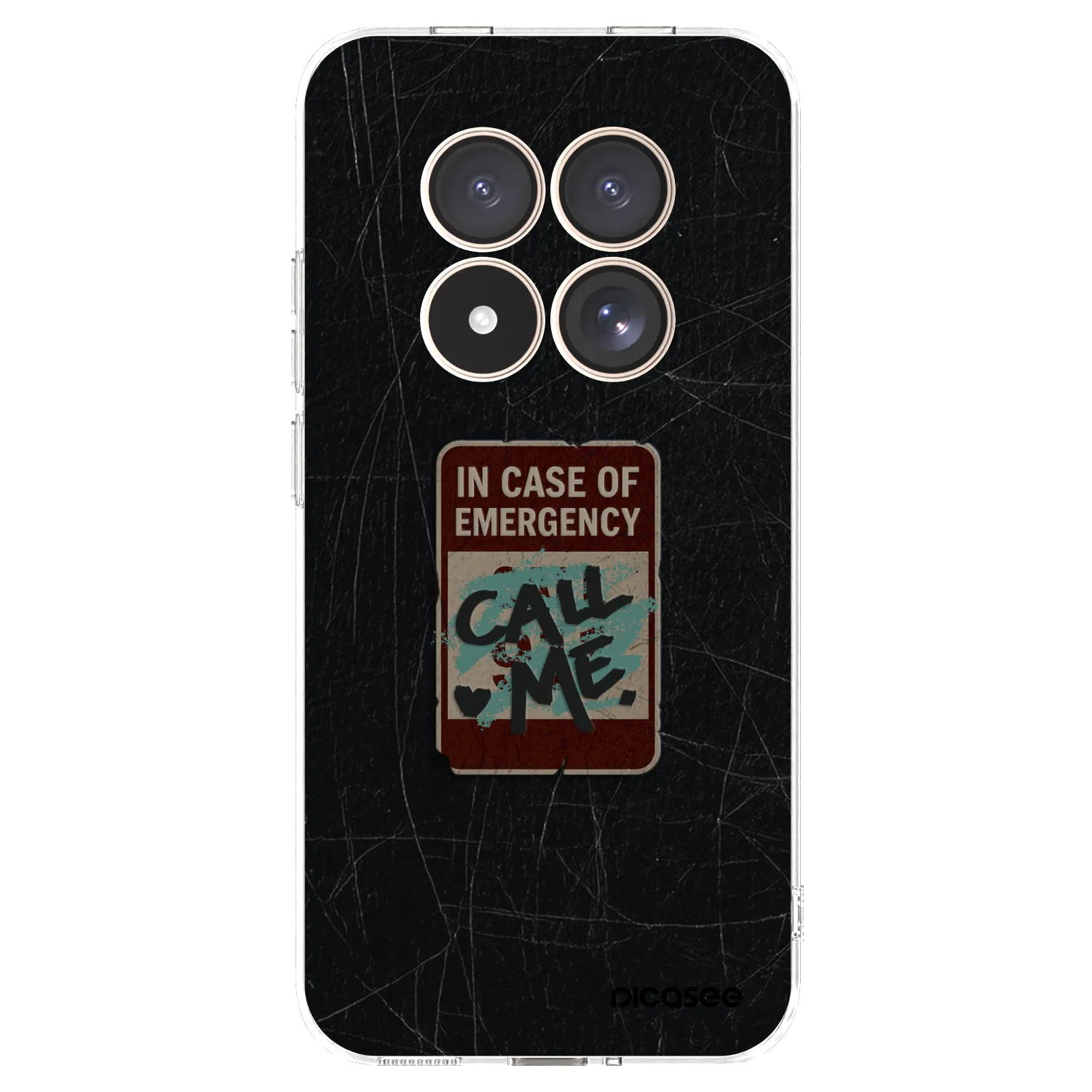 Picasee διαφανής θήκη σιλικόνης Xiaomi Redmi Note 15 Pro 4G - EMERGENCY