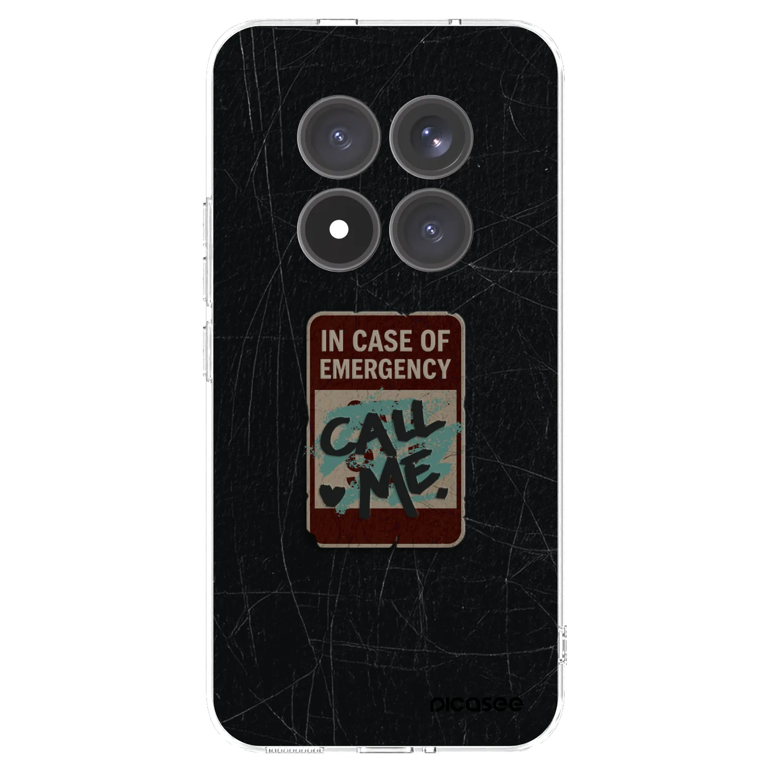 Picasee διαφανής θήκη σιλικόνης Xiaomi Redmi Note 15 Pro+ - EMERGENCY