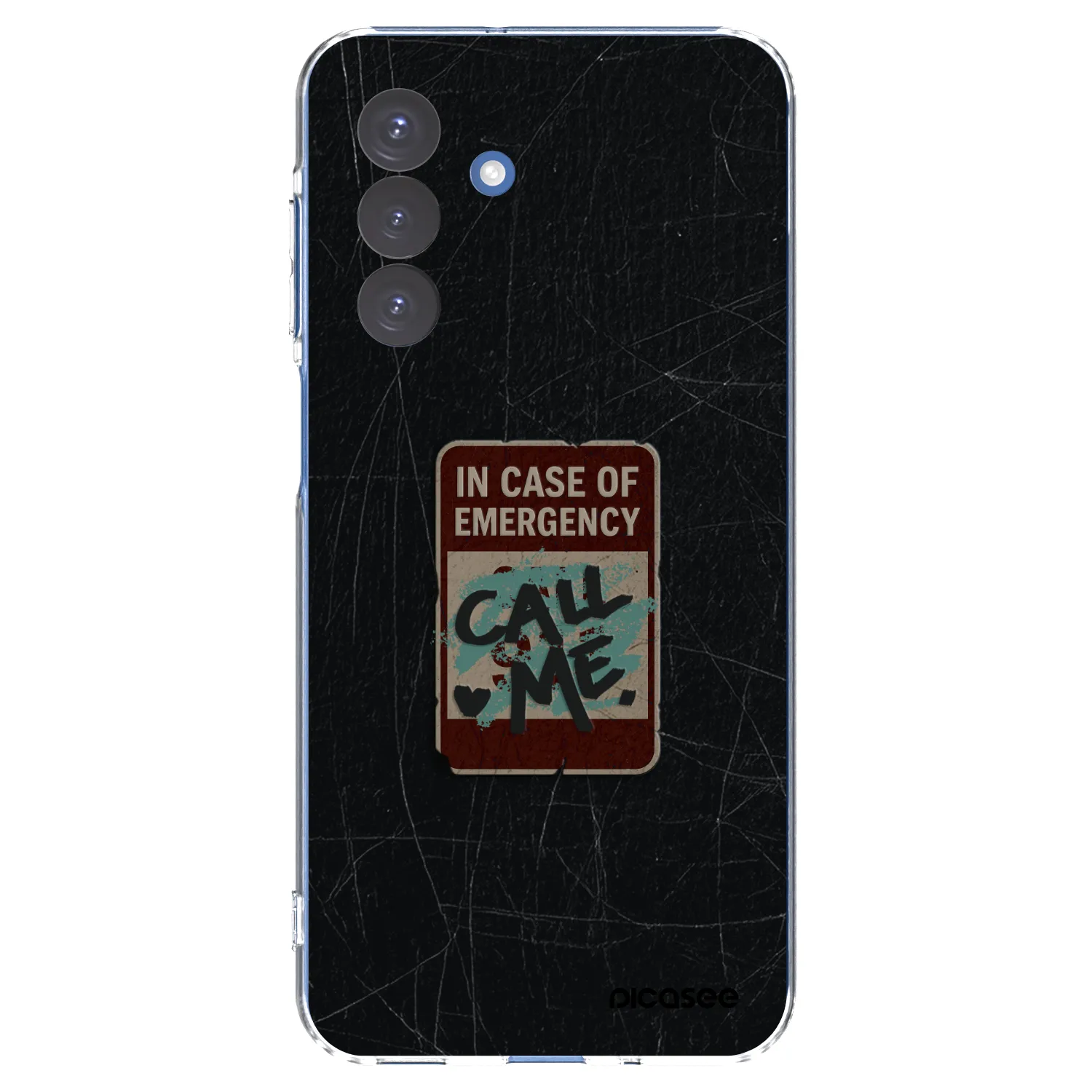 Picasee διαφανής θήκη σιλικόνης Samsung Galaxy A17 5G - EMERGENCY