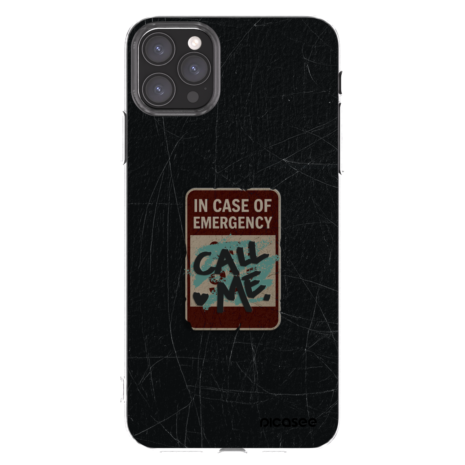 Picasee διαφανής θήκη σιλικόνης Apple iPhone 11 Pro Max - EMERGENCY