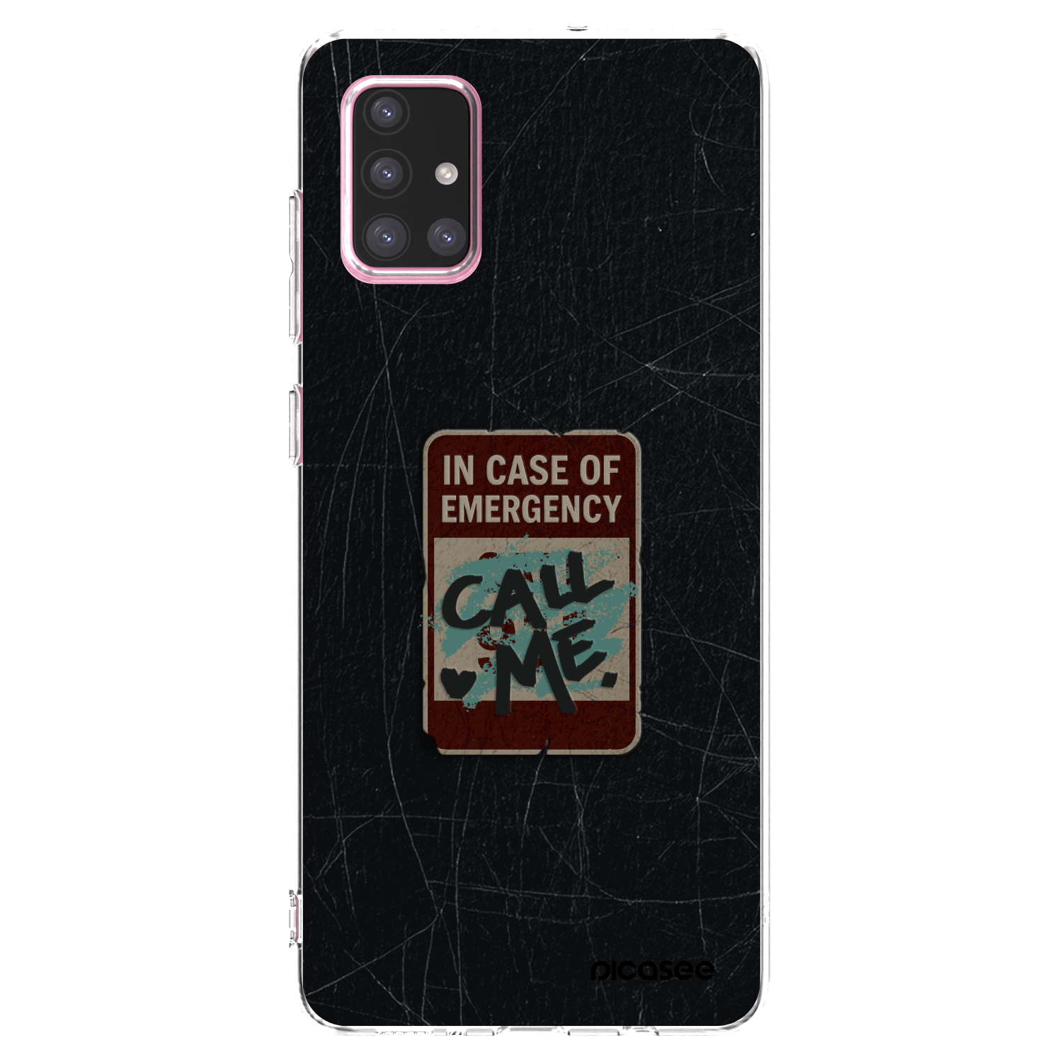 Picasee διαφανής θήκη σιλικόνης Samsung Galaxy A71 A715F - EMERGENCY