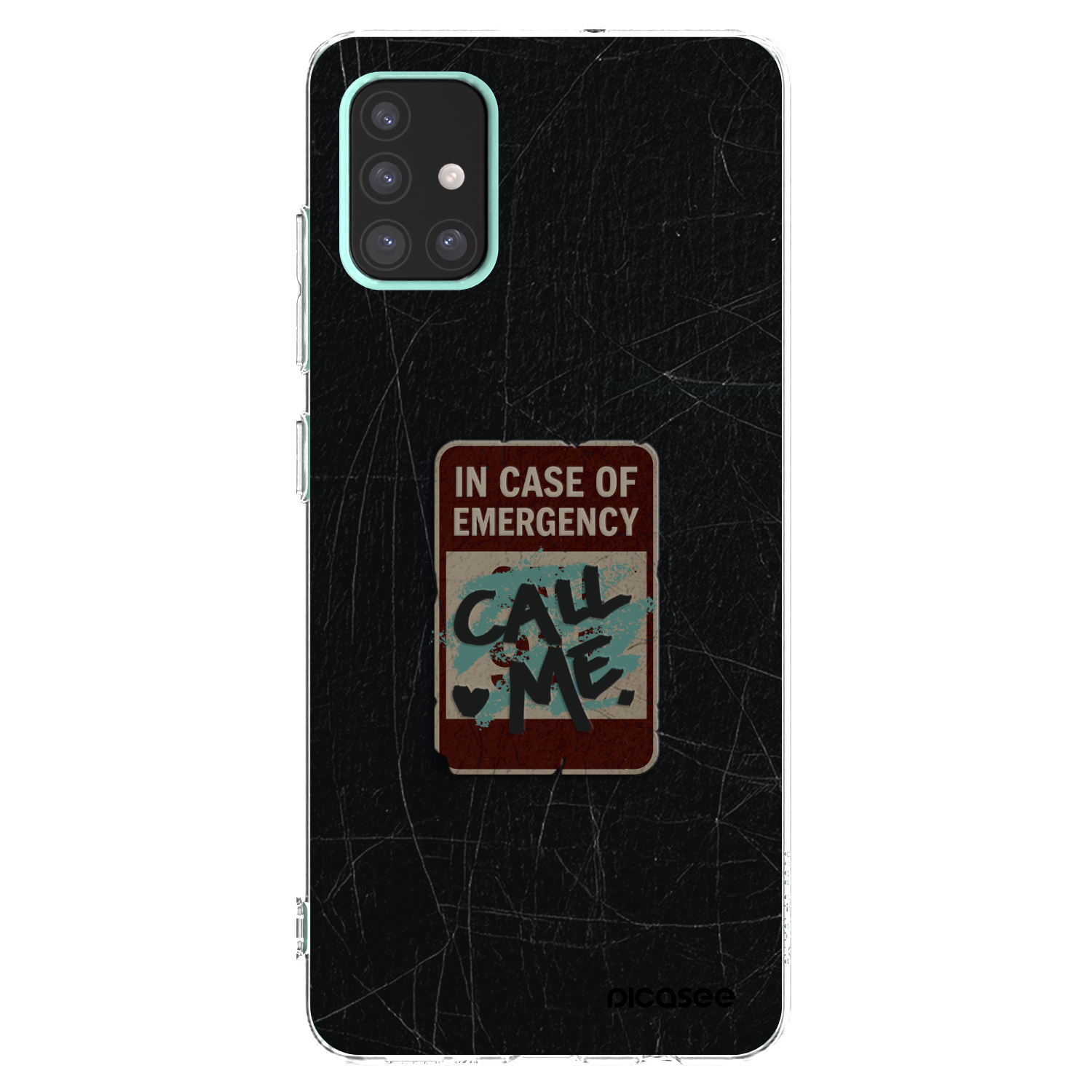 Picasee διαφανής θήκη σιλικόνης Samsung Galaxy A51 A515F - EMERGENCY