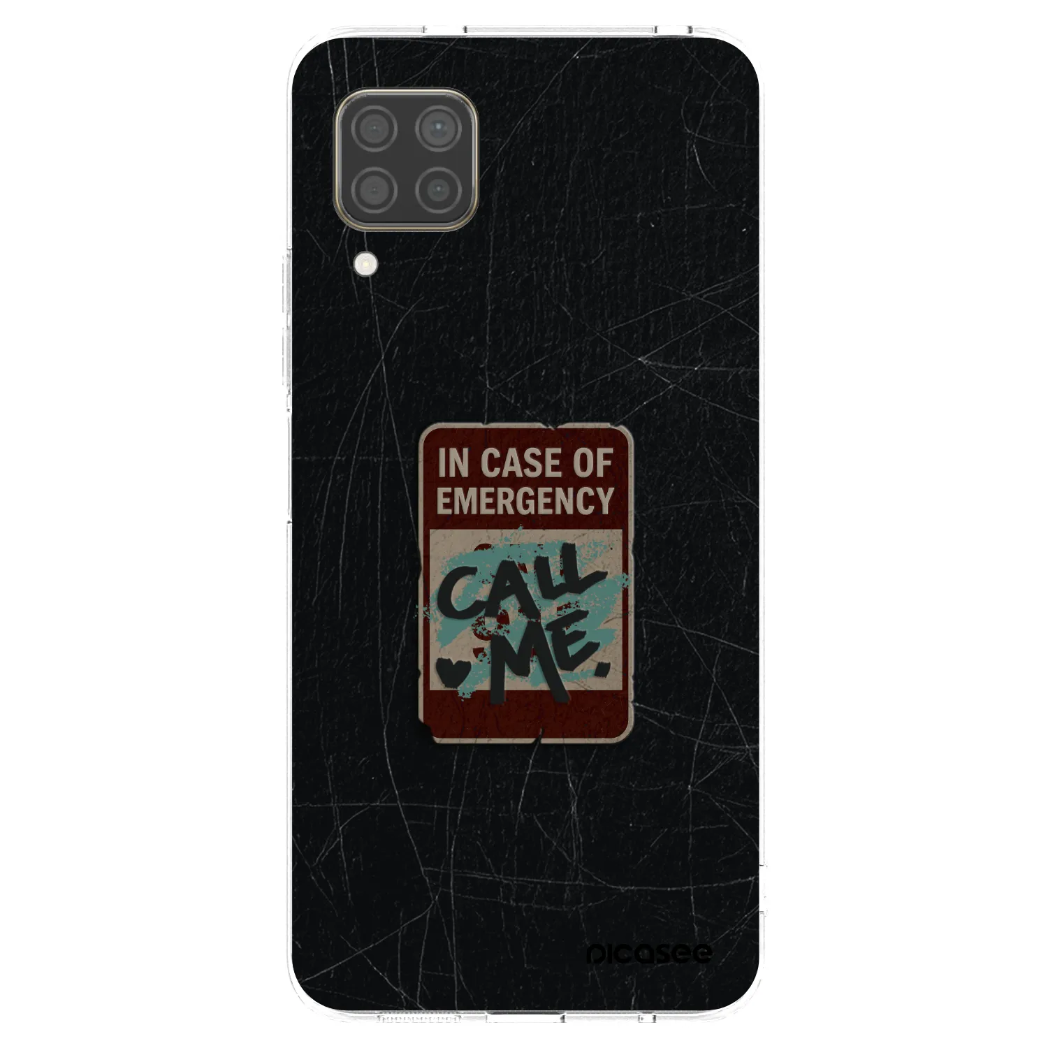 Picasee διαφανής θήκη σιλικόνης Huawei P40 Lite - EMERGENCY