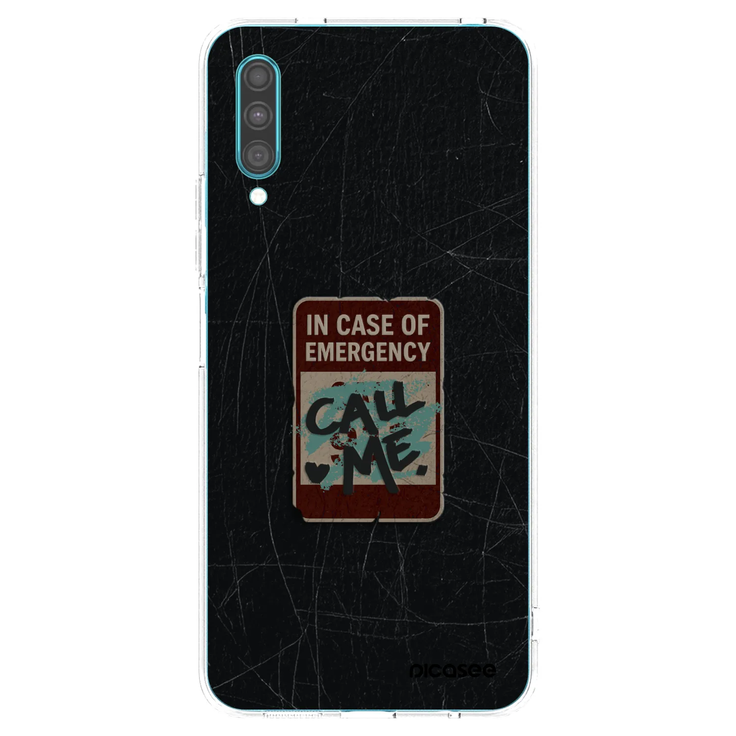 Picasee διαφανής θήκη σιλικόνης Samsung Galaxy A30s A307F - EMERGENCY