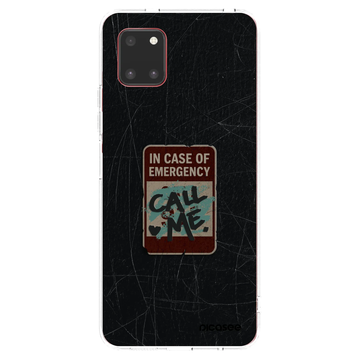 Picasee διαφανής θήκη σιλικόνης Samsung Galaxy Note 10 Lite N770F - EMERGENCY