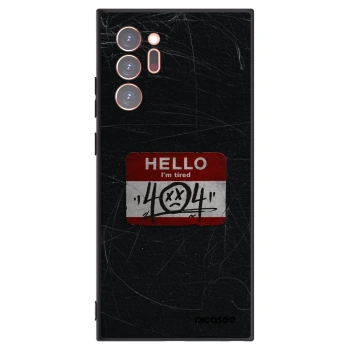 Picasee Μαύρη θήκη σιλικόνης για Samsung Galaxy Note 20 Ultra - HELLO 404