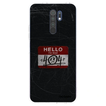 Picasee διαφανής θήκη σιλικόνης Xiaomi Redmi 9 - HELLO 404