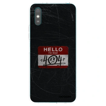 Picasee διαφανής θήκη σιλικόνης Xiaomi Redmi 9A - HELLO 404