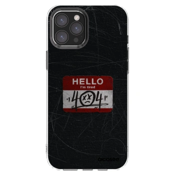 Picasee διαφανής θήκη σιλικόνης Apple iPhone 12 Pro Max - HELLO 404