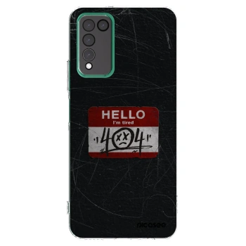 Picasee διαφανής θήκη σιλικόνης Honor 10X Lite - HELLO 404