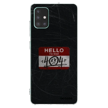 Picasee διαφανής θήκη σιλικόνης Samsung Galaxy M51 M515F - HELLO 404