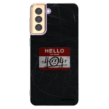 Picasee διαφανής θήκη σιλικόνης Samsung Galaxy S21+ 5G G996F - HELLO 404