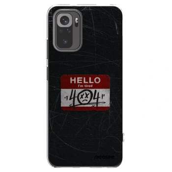 Picasee διαφανής θήκη σιλικόνης Xiaomi Redmi Note 10 - HELLO 404