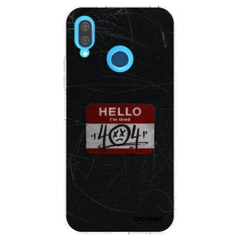Picasee διαφανής θήκη σιλικόνης Huawei P20 Lite - HELLO 404