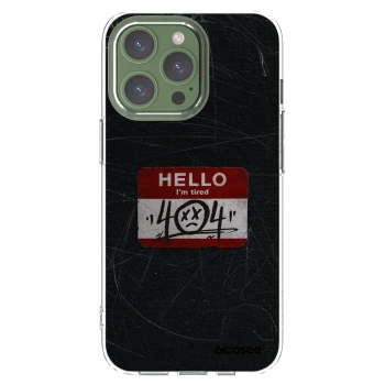 Picasee διαφανής θήκη σιλικόνης Apple iPhone 13 Pro - HELLO 404