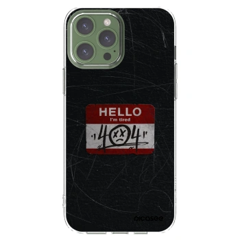 Picasee διαφανής θήκη σιλικόνης Apple iPhone 13 Pro Max - HELLO 404