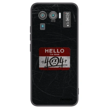 Picasee Μαύρη θήκη σιλικόνης για Xiaomi Mi 11 Ultra - HELLO 404