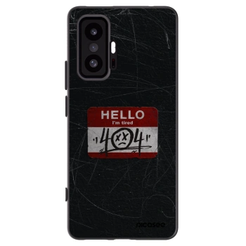 Picasee Μαύρη θήκη σιλικόνης για Xiaomi 11T - HELLO 404