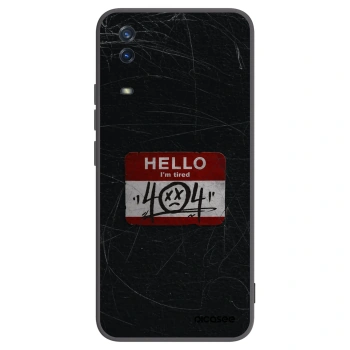 Picasee Μαύρη θήκη σιλικόνης για Vivo Y11s - HELLO 404