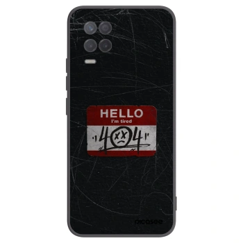 Picasee Μαύρη θήκη σιλικόνης για Realme 8 5G - HELLO 404