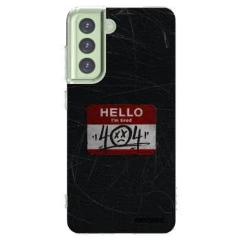 Picasee διαφανής θήκη σιλικόνης Samsung Galaxy S21 FE 5G - HELLO 404