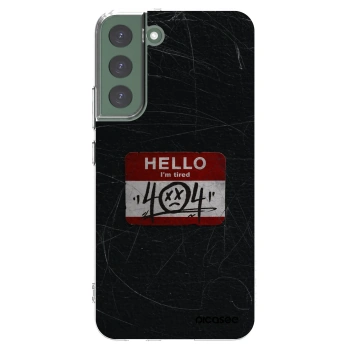 Picasee διαφανής θήκη σιλικόνης Samsung Galaxy S22+ 5G - HELLO 404