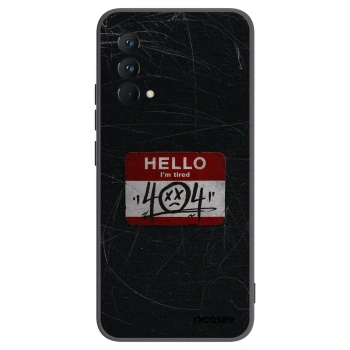 Picasee Μαύρη θήκη σιλικόνης για Realme GT Master Edition 5G - HELLO 404