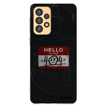 Picasee διαφανής θήκη σιλικόνης Samsung Galaxy A33 5G A336 - HELLO 404