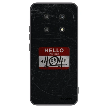 Picasee Μαύρη θήκη σιλικόνης για Honor Magic4 Lite 5G - HELLO 404