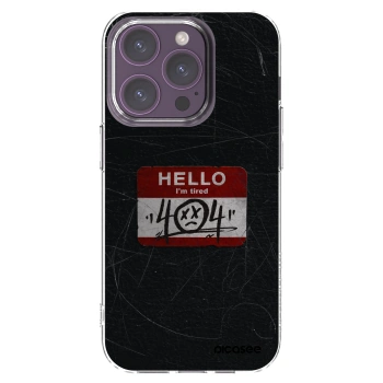 Picasee διαφανής θήκη σιλικόνης Apple iPhone 14 Pro - HELLO 404