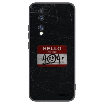 Picasee Μαύρη θήκη σιλικόνης για Honor 70 - HELLO 404