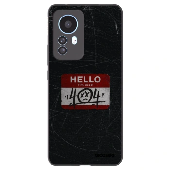 Picasee Μαύρη θήκη σιλικόνης για Xiaomi 12T Pro - HELLO 404