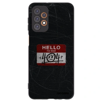 Picasee Μαύρη θήκη σιλικόνης για Samsung Galaxy A23 A236B 5G - HELLO 404
