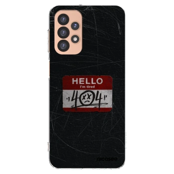 Picasee διαφανής θήκη σιλικόνης Samsung Galaxy A23 A236B 5G - HELLO 404