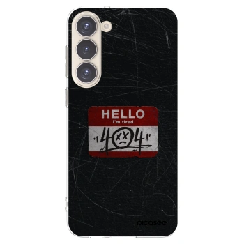 Picasee διαφανής θήκη σιλικόνης Samsung Galaxy S23+ 5G - HELLO 404