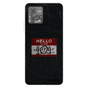 Picasee διαφανής θήκη σιλικόνης Motorola Moto G72 - HELLO 404