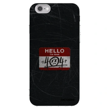 Picasee διαφανής θήκη σιλικόνης Apple iPhone 6/6S - HELLO 404