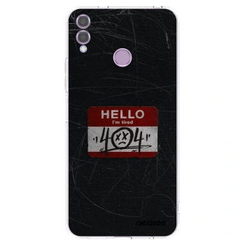 Picasee διαφανής θήκη σιλικόνης Honor 8X - HELLO 404