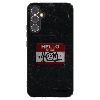 Picasee Μαύρη θήκη σιλικόνης για Samsung Galaxy A34 5G A346B - HELLO 404