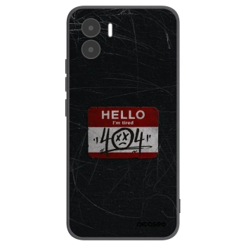 Picasee Μαύρη θήκη σιλικόνης για Xiaomi Redmi A2 - HELLO 404